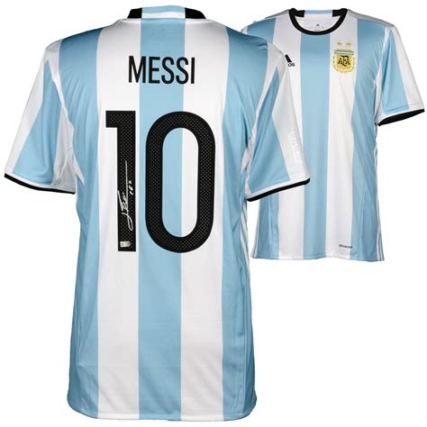 Fanatics Authentic Lionel Messi Argentina Autographed 2016 White Home Jersey