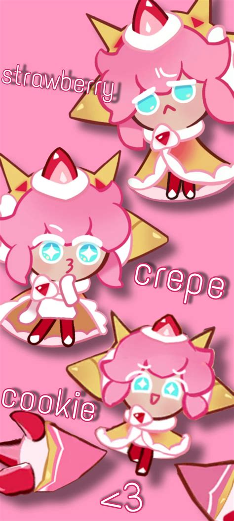 Stawberry Crepe Cookie Cookie Run Kingdom Strawberry Crepe Cookie Crk Hd Phone Wallpaper Pxfuel