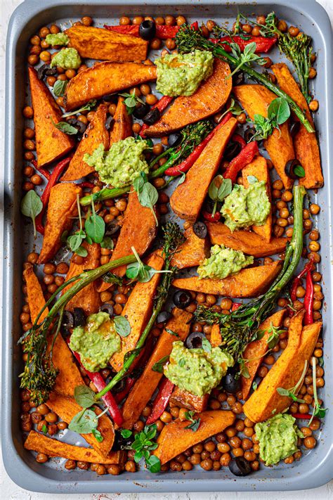 Cumin Roasted Sweet Potato And Chickpea Tray Bake Lucy And Lentils