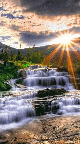 Nature Waterfalls Gif Nature Waterfalls Water Discover Share Gifs Waterfall Pictures