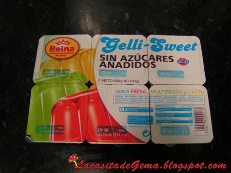 Es la gelatina sin azúcar Hacendado...