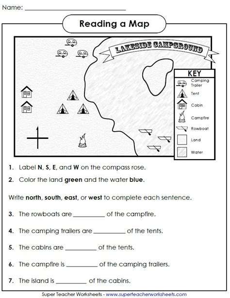 These worksheets will help them to stay engaged, allowing them to become more enriched in their understanding of the world around them. Check out this worksheet from our map skills page to help ...