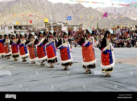 Ladakh Festival Leh Jammu And Kashmir India Stock Photo Alamy