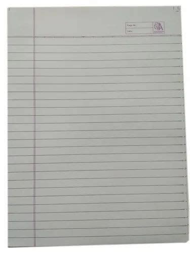 A4 Ruled Writing Paper Packaging Size 500 Sheets Per Pack Id