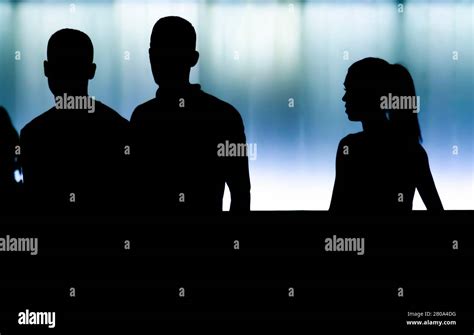 Teen Boy And Girl Silhouette Hi Res Stock Photography And Images Alamy