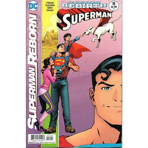 Superman 2016 18 Superman Reborn Part 1 Dc Comics Mr Oz Rebirth