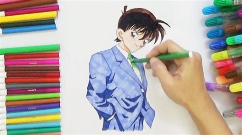 How To Draw Shinichi Kudo From Detective Conan D4k Drawings Anime