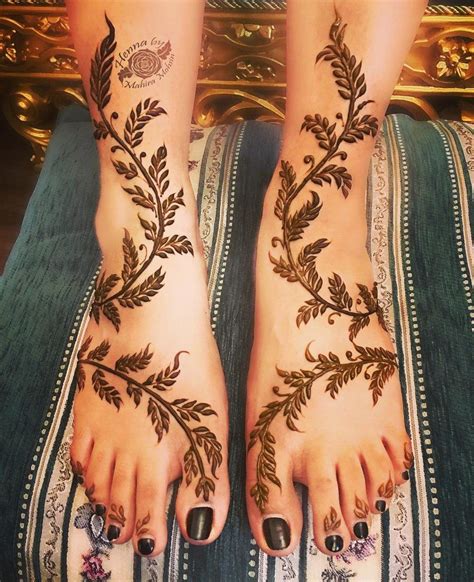 25 Fresh And Stunning Foot Mehndi Designs For The Modern Brides Legs
