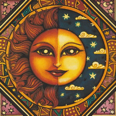 Sun And Moon 2001 June Painting Kits Canvas Painting Moon Stars Art