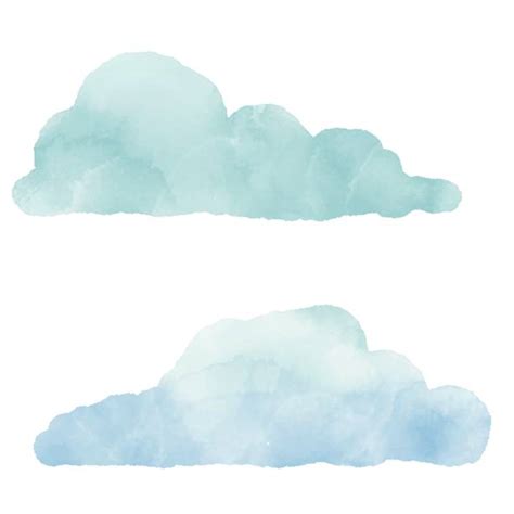 Royalty Free Watercolor Clouds Clip Art Vector Images And Illustrations