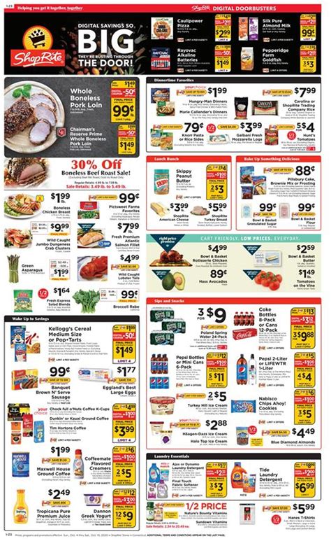 ShopRite Ad Circular - 10/04 - 10/10/2020 | Rabato