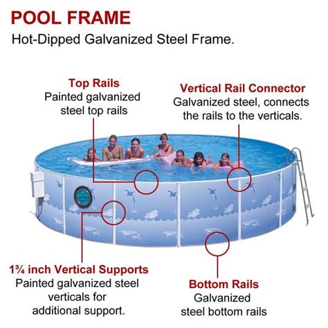 12 Ft X 36 In Above Ground Swimming Pool Package With Port Hole From