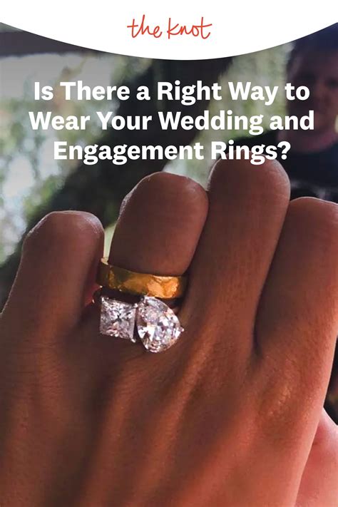 what order do you wear your wedding rings jenniemarieweddings