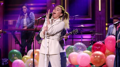 Watch The Tonight Show Starring Jimmy Fallon Highlight Miley Cyrus