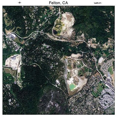 Aerial Photography Map Of Felton Ca California