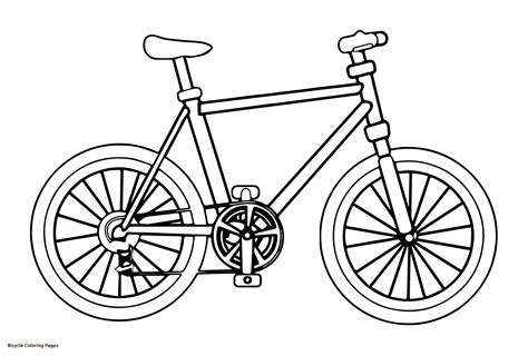 Mountain Bike Coloring Pages At Getcolorings Com Free Printable