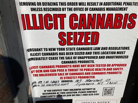 As State Targets Syracuse Shops For Illegal Cannabis Sales City Shuts Businesses Down
