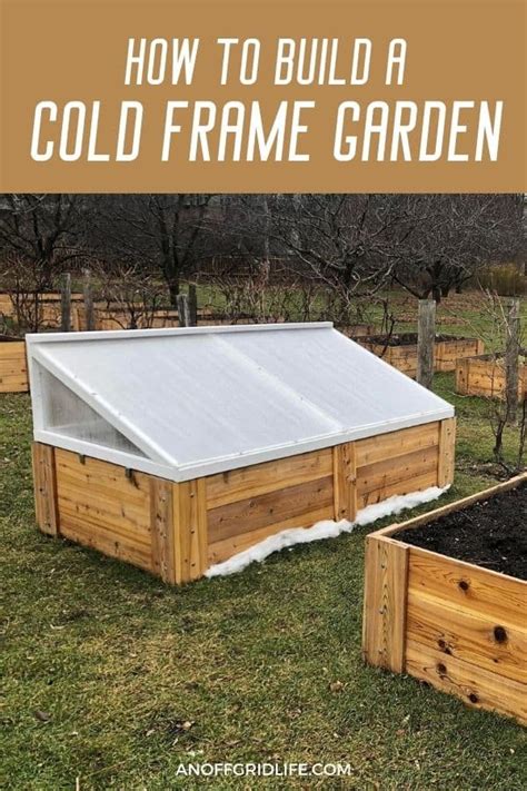 How To Build A Raised Bed Cold Frame Hanaposy
