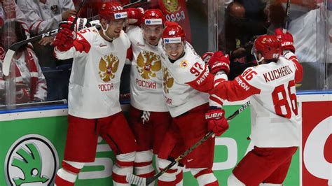 Eishockey A Wm Russland Auch Gegen Die Schweiz Siegreich