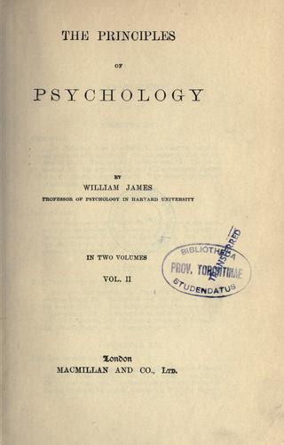 The Principles Of Psychology 1891 Edition Open Library