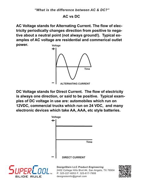 Ac Vs Dc Ac Voltage Stands For Alternating Current The Flow Of Elec