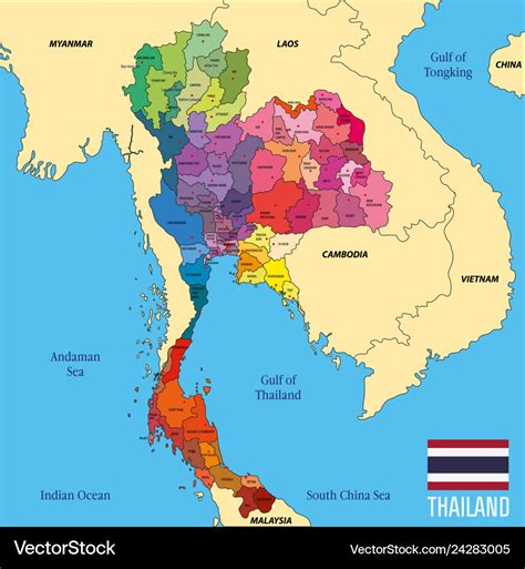 Thailand World Map