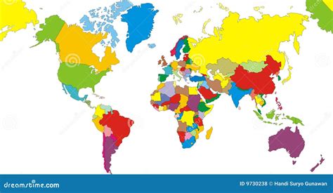 World Map Colored Countries Get Map Update