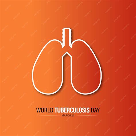 Premium Vector World Tuberculosis Day Vector Illustration 24 March