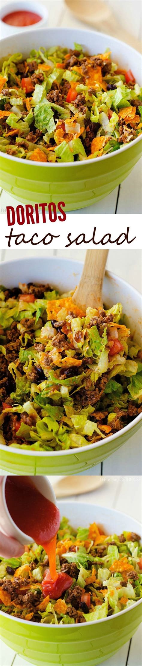 Packed full of flavour, they are amazing either by themselves or with your dip of choice. Doritos Taco Salad | Recipe | Healthy recipes, Salad
