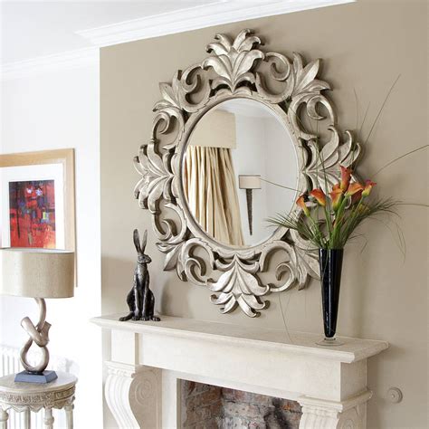 Dark wood mirror compliments any home decor. mirror-wall-decor-home-decor-and-design-modern-mirror ...