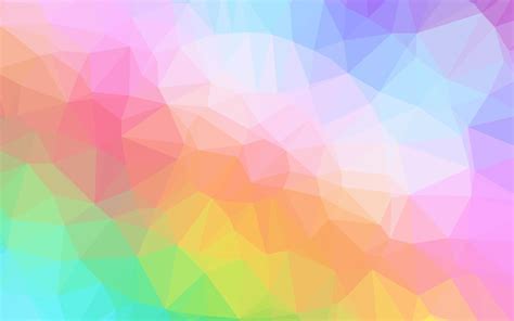 Light Multicolor Rainbow Vector Blurry Triangle Template 3484792