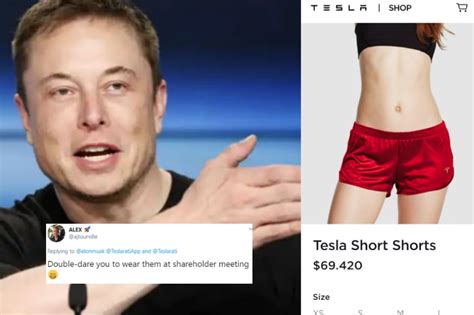 Elon Musk Responds To Twitter User Who Dared Him To Wear Tesla Short