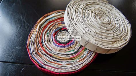 Simplejoys Coiled Paper Coasters New Crafts Easy Crafts Crafts For