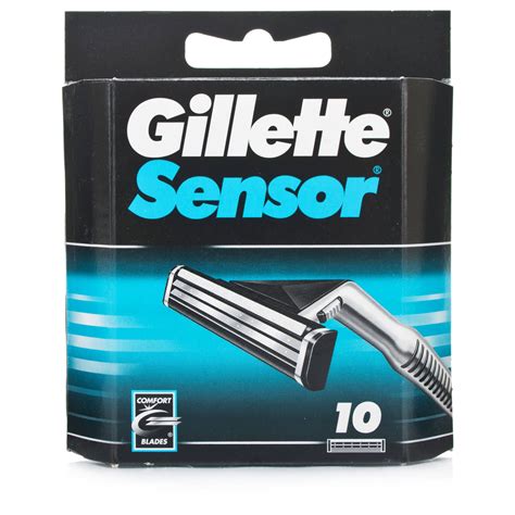 Gillette Sensor Razor Blades 10 Pack 100 New Authentic And Sealed