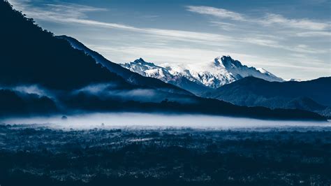 Download Wallpaper 2560x1440 Mountains Fog Sky Widescreen 169 Hd