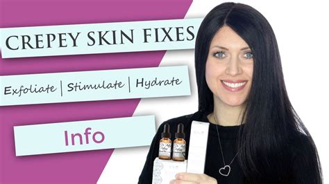 Crepey Skin Fix Home Treatment Face Body Youtube