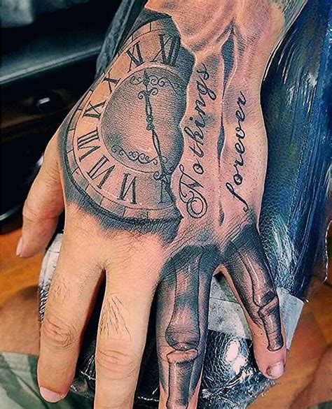 Https://wstravely.com/tattoo/clock Tattoo Design On Hand