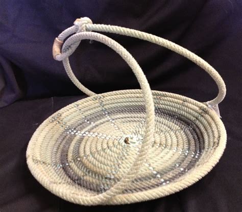Lariat Basket Plate Style P 20 Lariat Rope Crafts Rope Decor Rope