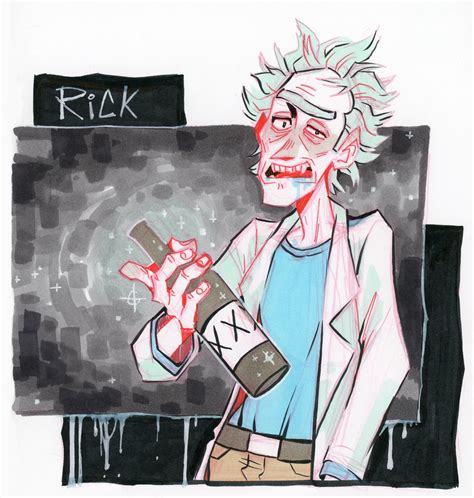 Rick Sanchez Art By Krookedglasses Art Reference Drawings Art