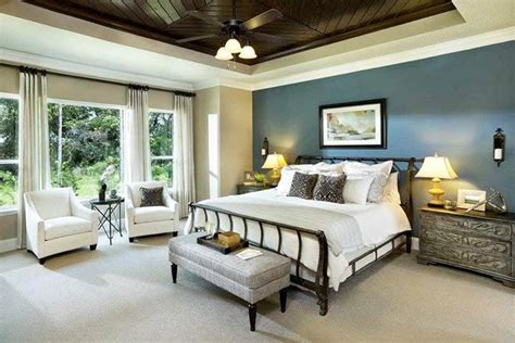 Gorgeous Tray Ceiling Design Ideas In Master Bedroom Accents