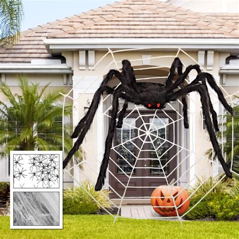 Gejrio Halloween Spider Decorations Halloween