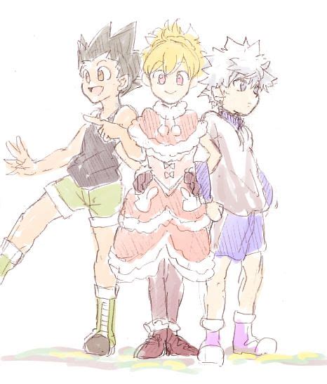 Biscuit Krueger And Gon Freecs And Killua Zoldyck Hunter X Hunter Hunter X Hunter Hunter