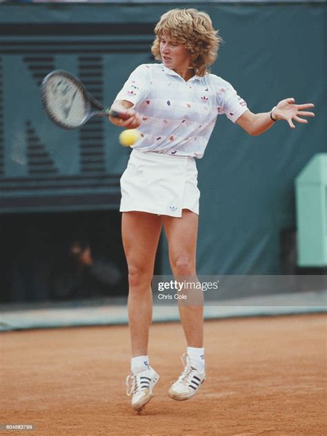 Steffi Graf Of Germany During Her Womens Singles Final Match Against