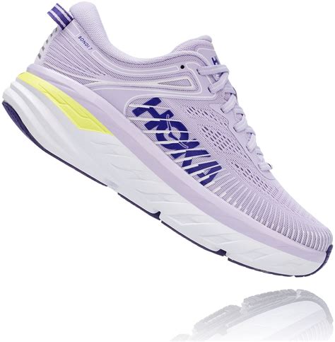 Hoka One One Bondi 7 Chaussures De Trail Femme Purple Heatherclematis