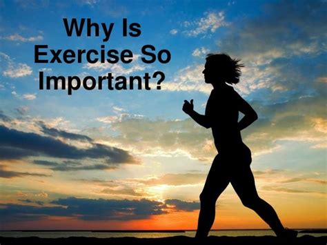 Why Is Exercise Important