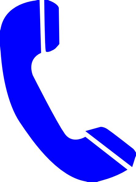 Blue Phone Icon Clipart Best