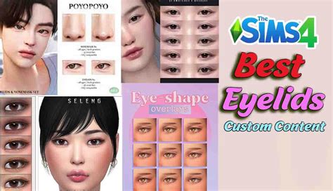 Realistic Eyelids N1 For The Sims 4 Spring4sims Sims