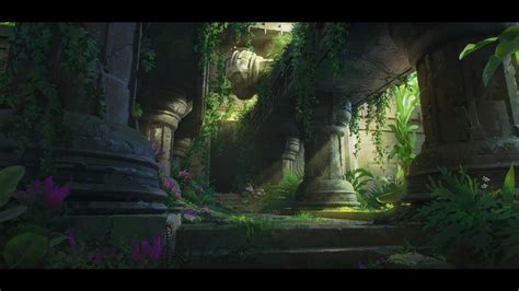 Environment Art Temple In A Jungle 2 Youtube