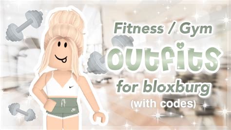 Fitness Gym Outfit Codes For Bloxburg Roblox Youtube