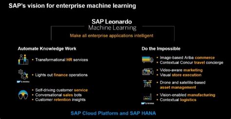 sap machine learning plans a deeper dive from sapphire now constellation research inc